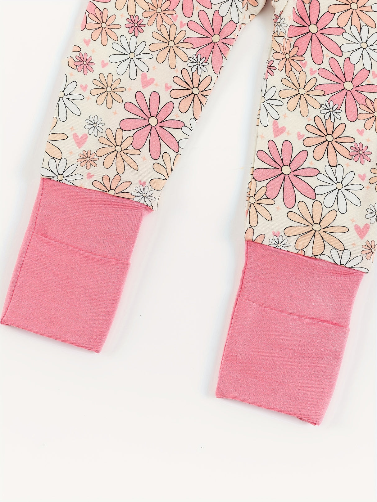 Adorable Sunshine Baby Girl Long Sleeve Bodysuit - Soft Bamboo Fabric, Comfy Zipper Design, Vibrant Sun Flower Print, Perfect for Newborns - Easy Care, Breathable, and Gentle on Skin