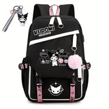 Hello Kitty Kurumi Cute Laptop Backpack Women Travel Hiking Backpack Men Large Cartoon School Bag 18 Inch