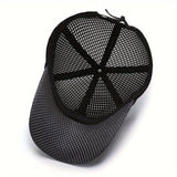 1pc Unisex Breathable Mesh Baseball Cap - Ideal for Outdoor Sports, Running, and Casual Wear