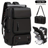 Multi-functional Large Capacity Backpack For Man Women, Hiking & Camping, Outdoor Knapsack With Shoes Compartment & USB Charging Port, Men's Business Laptop College Bag, Ideal Gifts