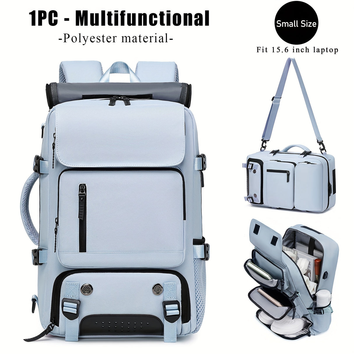 Multi-functional Large Capacity Backpack For Man Women, Hiking & Camping, Outdoor Knapsack With Shoes Compartment & USB Charging Port, Men's Business Laptop College Bag, Ideal Gifts