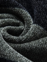 Color Block Knitted Sweater, Men's Casual Warm Mid Stretch Crew Neck Pullover Sweater For Men Fall Winter