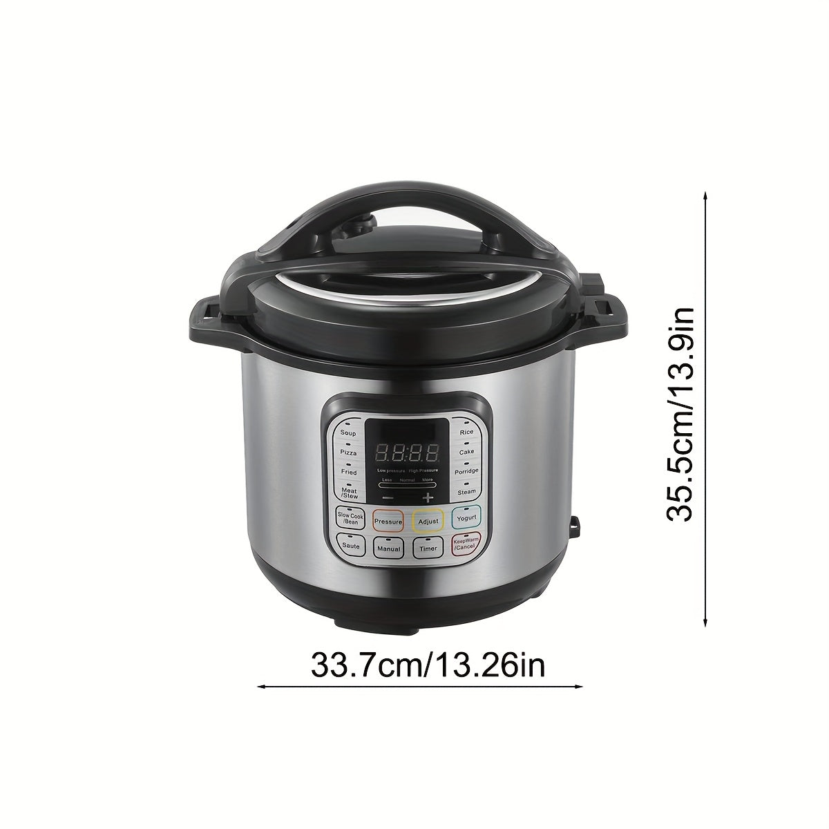 7-in-1 Electric Pressure Cooker  Slow Cooker  Rice Cooker  Steamer, Sauté  Yogurt Maker, Warmer & Sterilizer Stainless Steel, 6 Quart