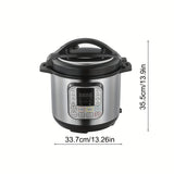 7-in-1 Electric Pressure Cooker  Slow Cooker  Rice Cooker  Steamer, Sauté  Yogurt Maker, Warmer & Sterilizer Stainless Steel, 6 Quart