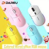 Dareu LM121 wired gaming office mouse ultra light gaming mouse 66g high quality perfor Cost-effectivemance