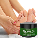 [Natural Moisturizing Cream] COCALE Tea Tree Oil Moisturizing Cream | Hypoallergenic Body, Foot & Face Cream with Aloe Vera, Hyaluronic Acid & Honey - 2oz, Light Beige Hydration, Natural Ingredient Design