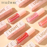 12 Colors Pearlescent Moisturizing Lip Gloss - Lustrous Mirror Nude Lip Stain with Natural Lip Oil for Valentine's Day Gifts