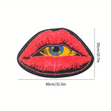 1pc Soft and Non-Slip Lips Shaped Bath Rug - Absorbent and Machine Washable for Home, Living Room, Kitchen, and Bathroom, Bathroom Decor, Bathroom Accessory