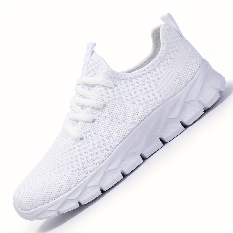 JNAK Breathable Mesh Running Shoes - Slip-On Design with MD Sole for Men and Women - Perfect for Sports & Leisure Activities in Spring/Summer/Fall