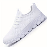 JNAK Breathable Mesh Running Shoes - Slip-On Design with MD Sole for Men and Women - Perfect for Sports & Leisure Activities in Spring/Summer/Fall
