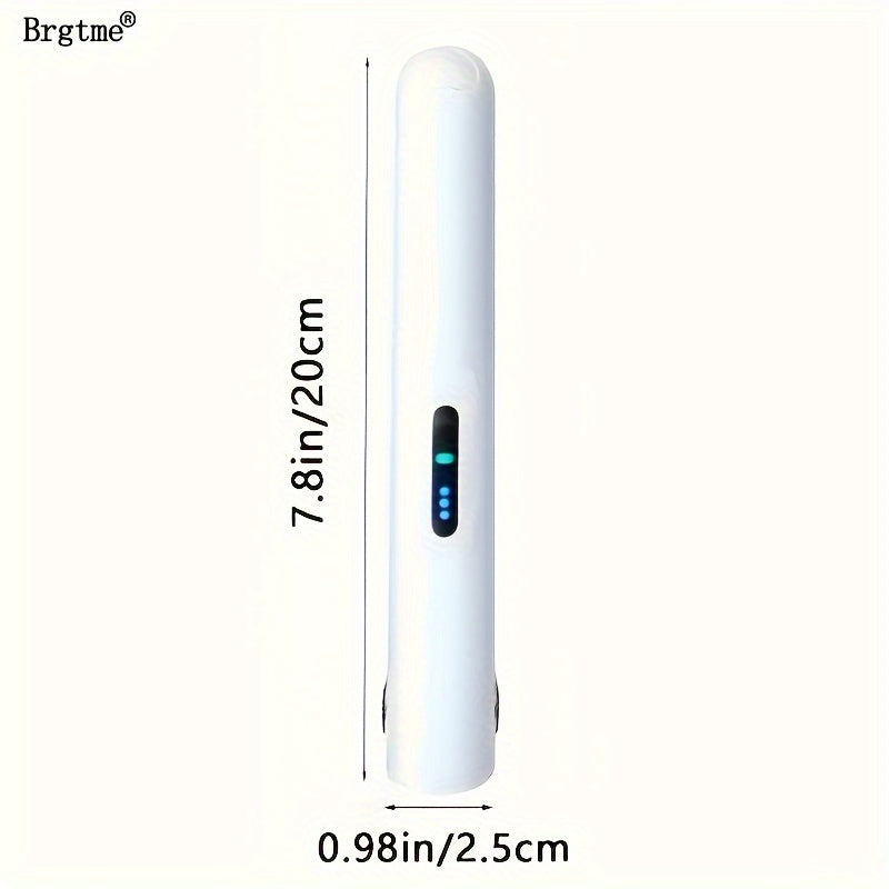 2-in-1 Wireless Mini Portable USB Hair Straightener Curling Iron - Intelligent Temperature Control, Anti-Scalding, Anion Care Hair, Large-Capacity Lithium Battery for Long-Lasting Life, Portable Charger for Travel and Party -