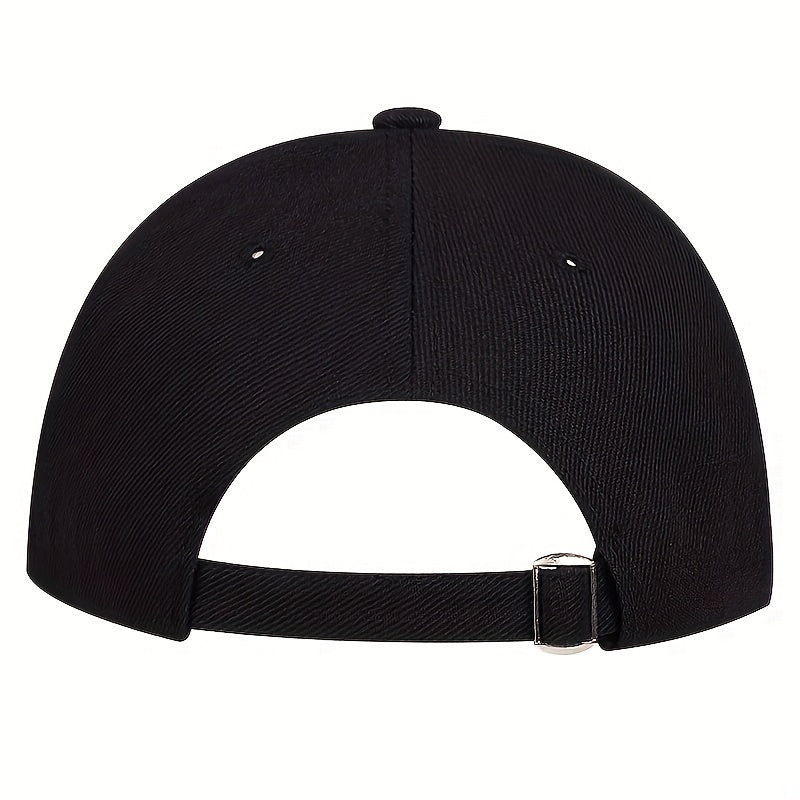 Solid Color Simple Casual Sports Hat - Letter A Embroidery Baseball Cap - Sunscreen Dad Hats