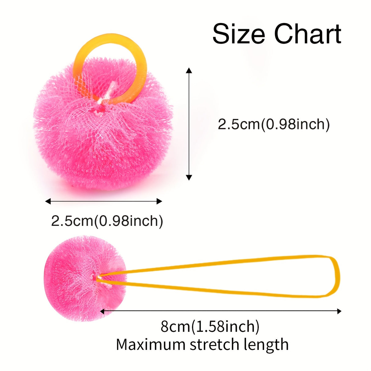 20pcs Adorable Pet Grooming Hair Bows - Durable Round Bows with Adjustable Rubber Bands for Dogs & Cats - Fashionable and Stylish Accessories to Pamper Your Furry Friends