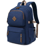 laptop backpack 15.6 inch anti theft travel backpacks for men and women large college bookbag work business daypack middle high school bag for girls boys teens students blue