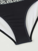 Ladies' Elegant Three Piece Hollow Design Bikini Set With High Elasticity Fabric, Fashionable Beach Swimsuit For Women