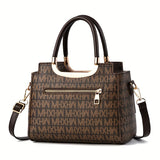Luxury Elegant Letter Pattern Handbag, A Classic Match for Women
