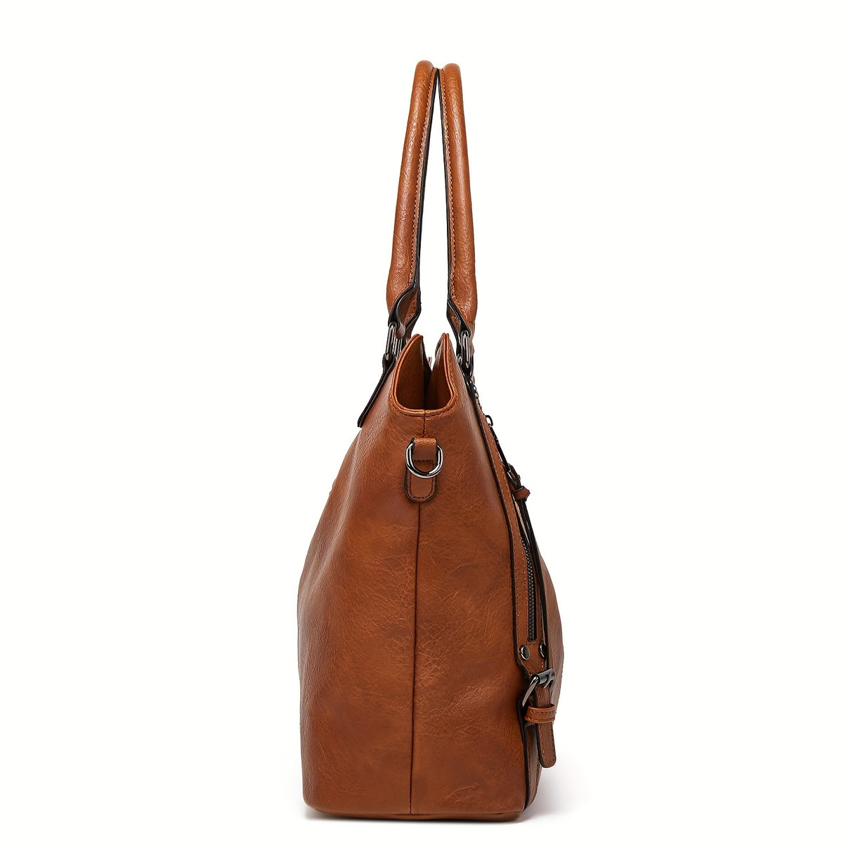Luxurious Soft Leather Retro Tote Handbag - Spacious Multi-Pocket Design, Adjustable Shoulder Strap, and Stylish Crossbody Option - Perfect Mother's Day Gift or Everyday Essential for Ladies