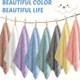 [Fast Arrival] 20pcs Soft Absorbent Fingertip Towels - Gentle Bathroom Essentials for Hand and Face, 9.8 * 9.8 Inches, Household Ordinary Handkerchiefs, Small Square Towels for Bathroom Supplies