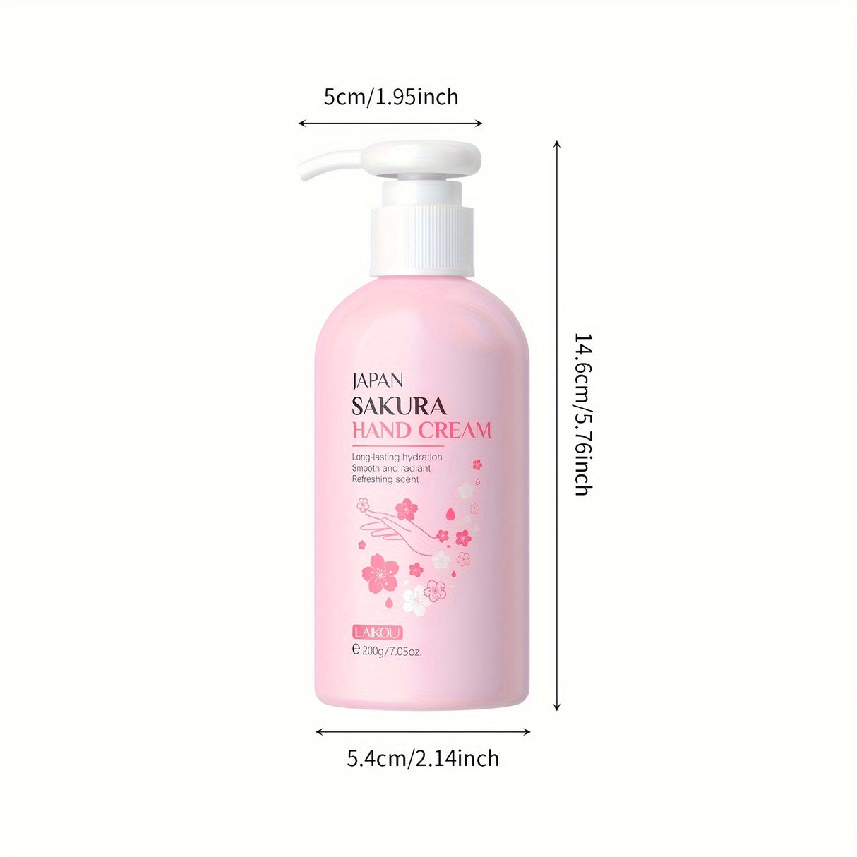 200g Sakura Nourishing Hand Cream - Intense Moisture, Softens & Soothes Dry Skin, Ideal for Everyday Use