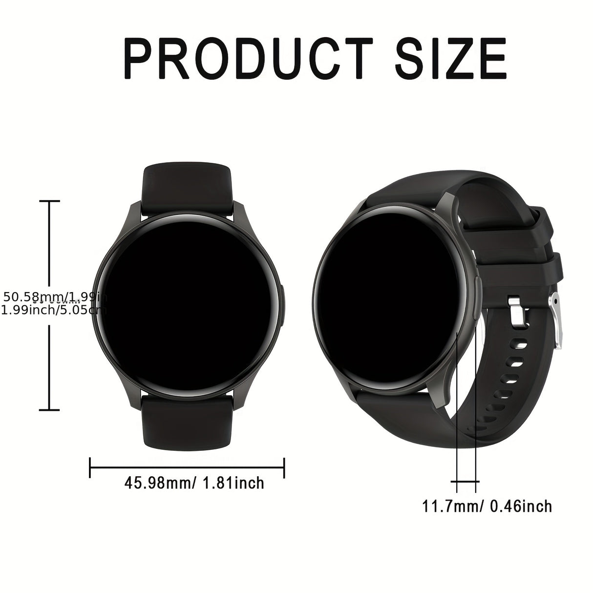 Smart Watch, Wireless Calling Dial, Multi-Sport Mode, Calling Reminder And Rejection, SMS Reminder, Suitable For Men And Women, Sports Watches, Custom Wallpaper, Activity Monitoring, For IOS/Andriod