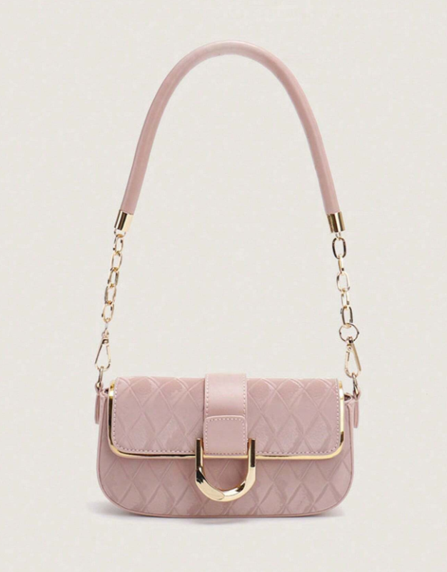Women's Pink Chic Minimalist Shoulder Bag