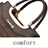 Luxury Elegant Letter Pattern Handbag, A Classic Match for Women