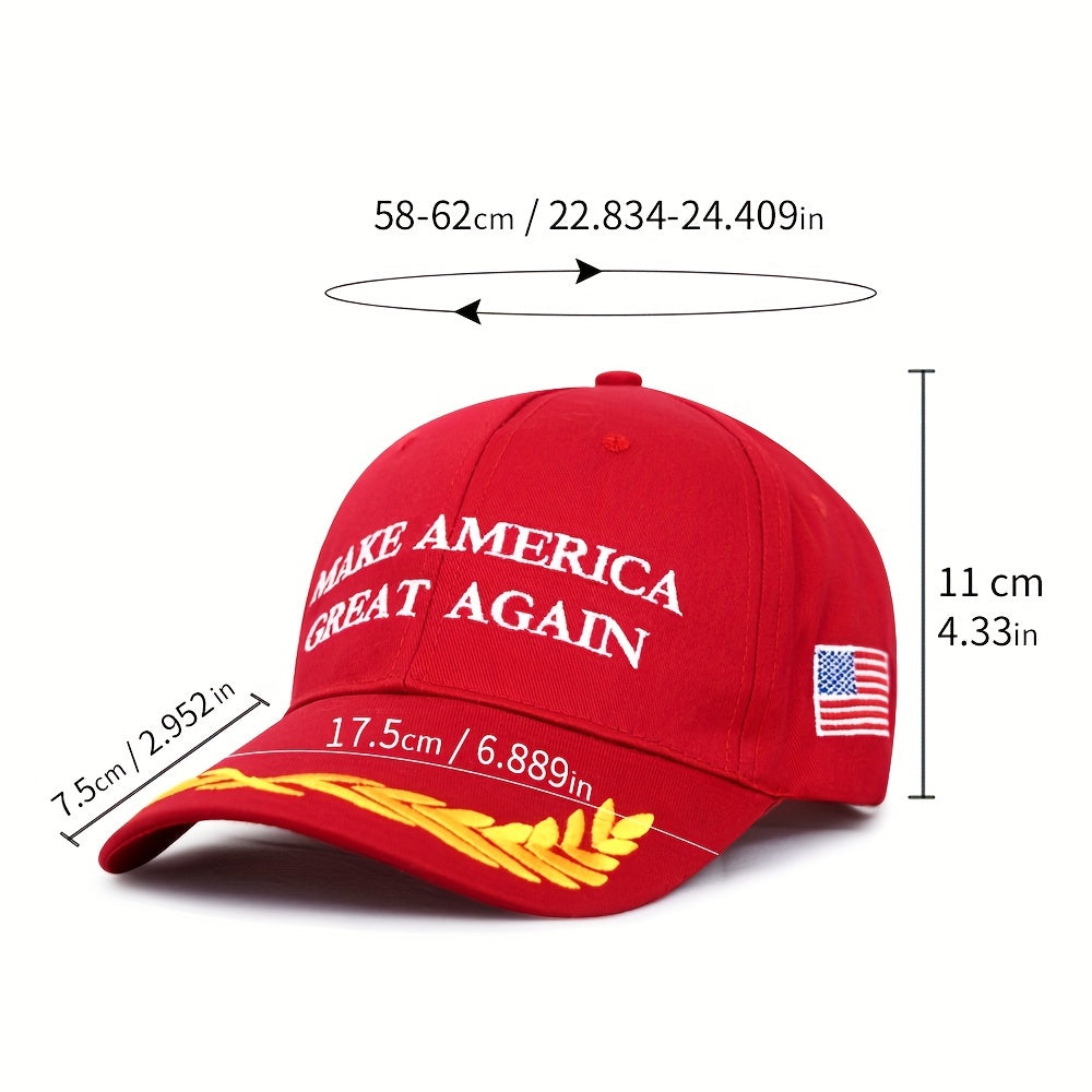 Make America Great Again Outdoor Peaked Cap Adjustable Simple Embroidery English Baseball Cap