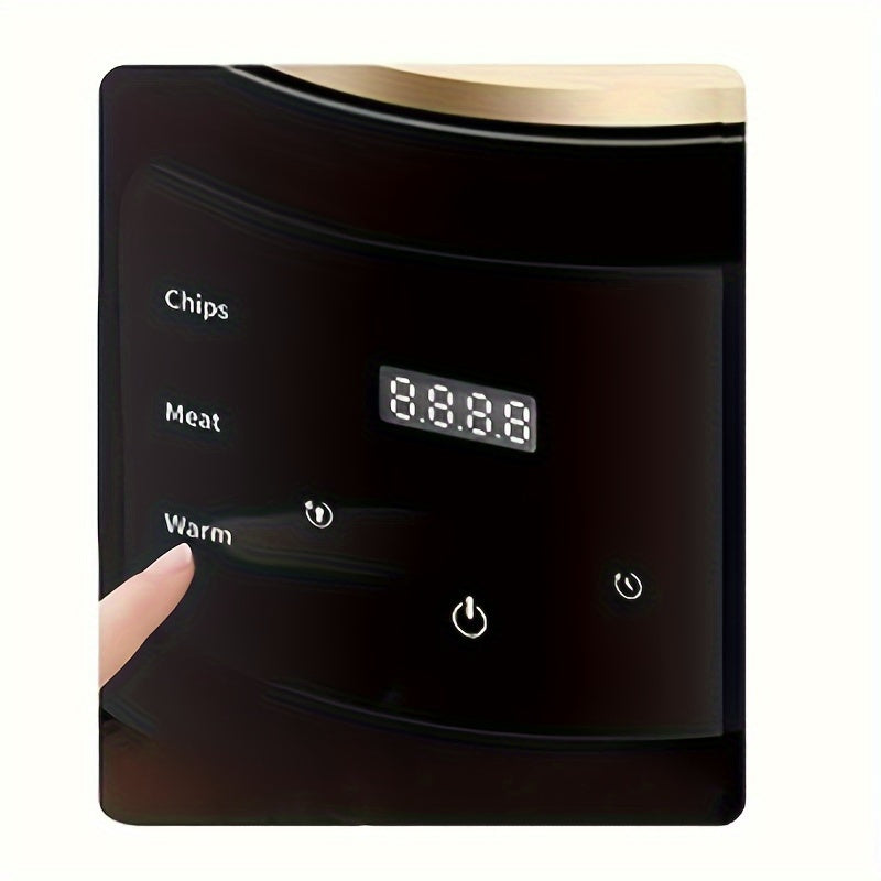 1pc Premium Air Fryer - Advanced Omni-directional Cooking, 1400W High-Power Heat, 30W Fan for Even Crispiness, Uniform Motor Drive Technology