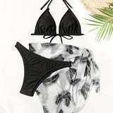 New Fashion Sexy Bikini Hot Spring Swimming Swimsuit for Women European And American Beach Split Two-piece Swimsuit for Women