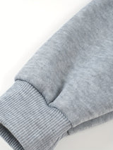 3pcs KING & BUILT DIFFERENT & Astronaut Print Boys Warm Fleece Hoodies, Long Sleeve Sweatshirt Top, Trendy Style, Boys Clothes For Spring Fall Winter