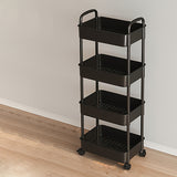 1pc Compact Storage Cart - Versatile Floor Storage for Snacks, Books, Bathroom Essentials, and Kitchen Utensils with Wheels - Perfect for Home Organization and Decluttering, Essential Storage Supplies