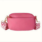 Mini Crossbody Bag For Women, Square Purse With Wide Shoulder Strap, Stylish PU Leather Shoulder Bag