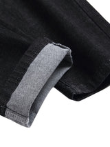 Mens Printed Jeans - Premium Jeans for Men Slim Fit - Skinny Stretch Denim Printed Pants for Men