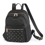 Quilted Convertible Backpack Purse, Anti-Theft Two-Way Daypack, Women's Travel & School Bag