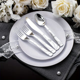 75 Pcs Golden Silverware - Golden Cutlery Set - Disposable Flatware Dinnerware Includes 25 Golden Forks, 25 Golden Spoons, 25 Golden Knives Utensils For Party, Birthday, Wedding, Reuse After Washing Hands