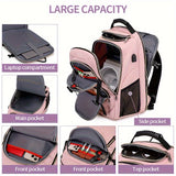 Waterproof Student Backpack, Travel Laptop Backpack, Business Durable Backpack for 17 inch Laptop, Duffel Bag, School Bag (Unisex)