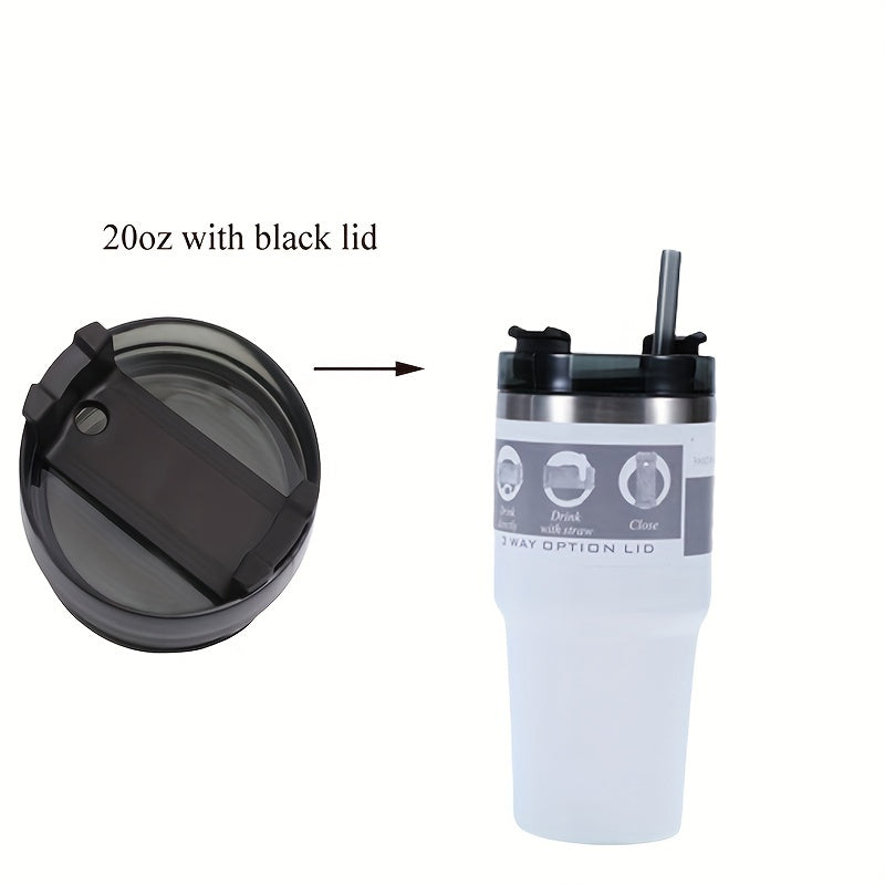 20oz/30oz Vacuum Insulation Mug With Lid And Straw, 304 Stainless Steel Vacuum Insulation Cup, Coffee Cup, Safe For Dishwasher Eid Al-Adha Mubarak