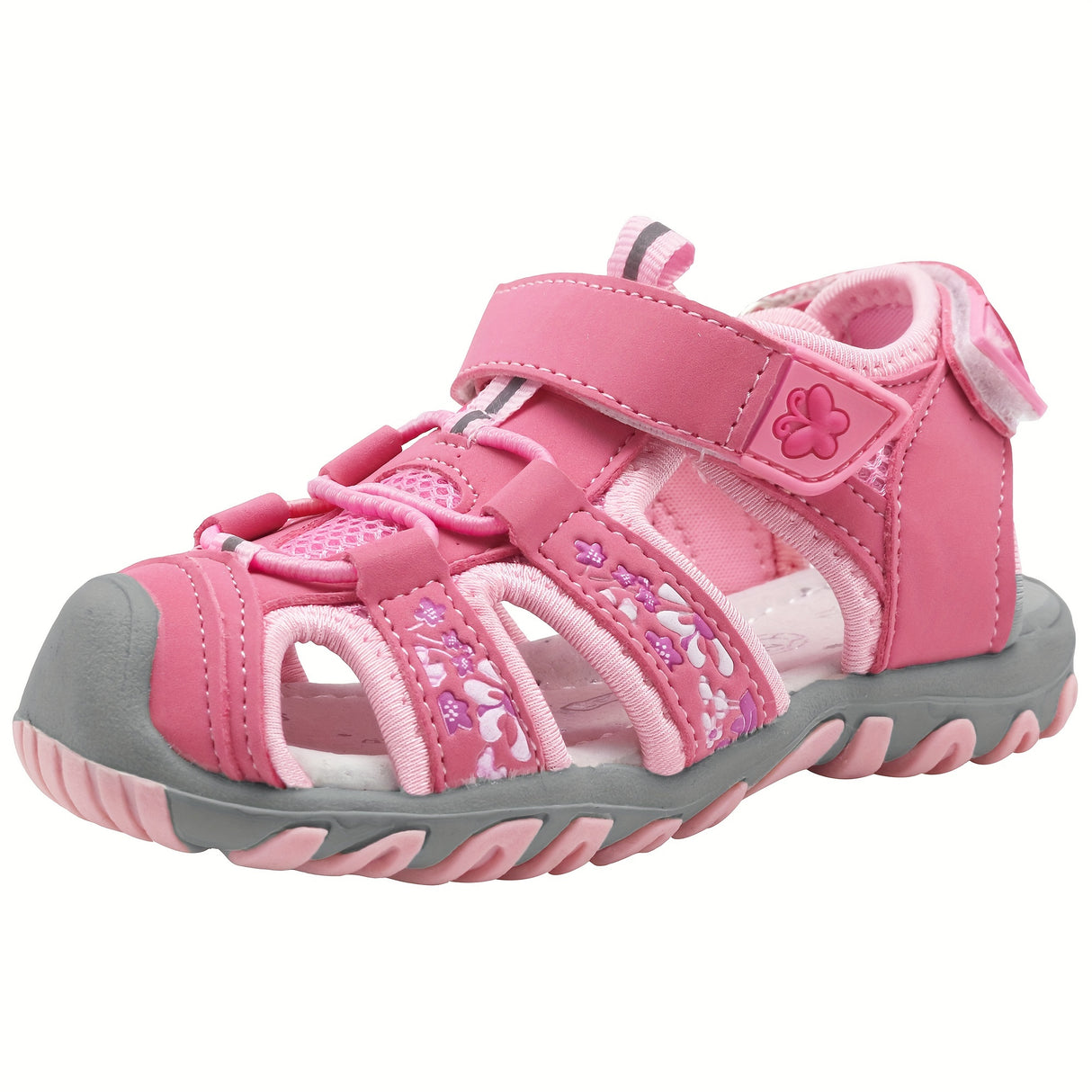 Super Breathable Kids Sandals - Non-Slip & Durable, Quick-On Hook & Loop for Beach, Water & Outdoor Fun - Boys & Girls Sizes