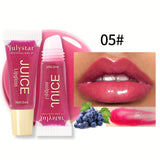 [Long-lasting Moisturizing Lip Oil Gloss] Beauty Natural Long-lasting Moisturizing Mirror Lip Oil Fruit Flavor Pouty Lip Moisturizing Water Gloss Lipstick