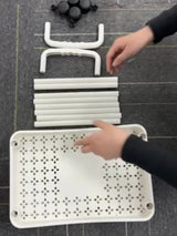 1pc Compact Storage Cart - Versatile Floor Storage for Snacks, Books, Bathroom Essentials, and Kitchen Utensils with Wheels - Perfect for Home Organization and Decluttering, Essential Storage Supplies