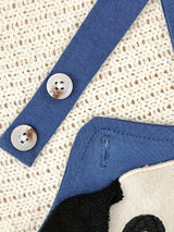 CETEPY Toddler Baby Boys Clothes Infant Fall Winter Long Sleeve Jumpsuit Suspender Trousers Cartoon Animals Pattern Two Pieces 0-18Months, for Outdoor