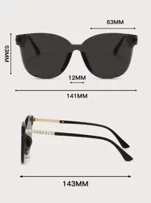 1pair Classic Lens Sunglasses For Outdoor Elegant Sunglasses For Beach