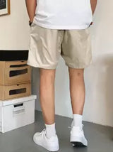 Manfinity Hypemode Loose Fit Men's Shorts With Slant Pockets And Drawstring Waist