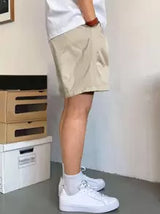 Manfinity Hypemode Loose Fit Men's Shorts With Slant Pockets And Drawstring Waist