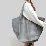 [High Capacity] Retro Handmade Large Beach Tote Bag | 1pc | Synthetic | High Capacity Zipper | Beach Accessory | Women | Retro Style | Sturdy Construction