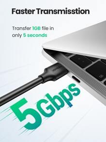 UGREEN UGREEN Data Transfer USB 3.0 Type A Male To Male Super Speed Transfer Cable For External Hard Drive, DVD, Laptop Cooler And Blu-Ray Disc Player, Etc.Gold-Plated