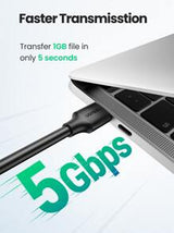 UGREEN UGREEN Data Transfer USB 3.0 Type A Male To Male Super Speed Transfer Cable For External Hard Drive, DVD, Laptop Cooler And Blu-Ray Disc Player, Etc.Gold-Plated