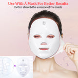 Radiant 7-Color LED Facial Mask - Intuitive Touch Control - Rechargeable via USB - The Ultimate Romantic Gift for Moms, Girlfriends, and Women on Valentines Day or Birthday
