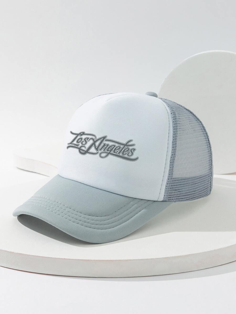Men Letter Graphic Trucker Hat Street