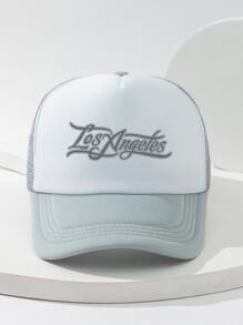 Men Letter Graphic Trucker Hat Street